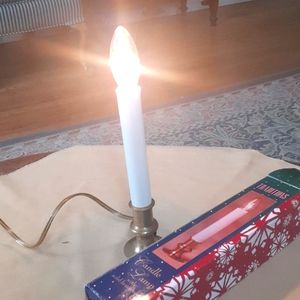 Electric candle lamp with box